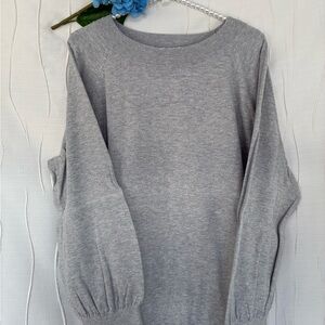 Talbots Light Gray Knit Top